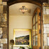 Tiffany Style Ceiling Light Stained Glass Semi Flush Mount Light